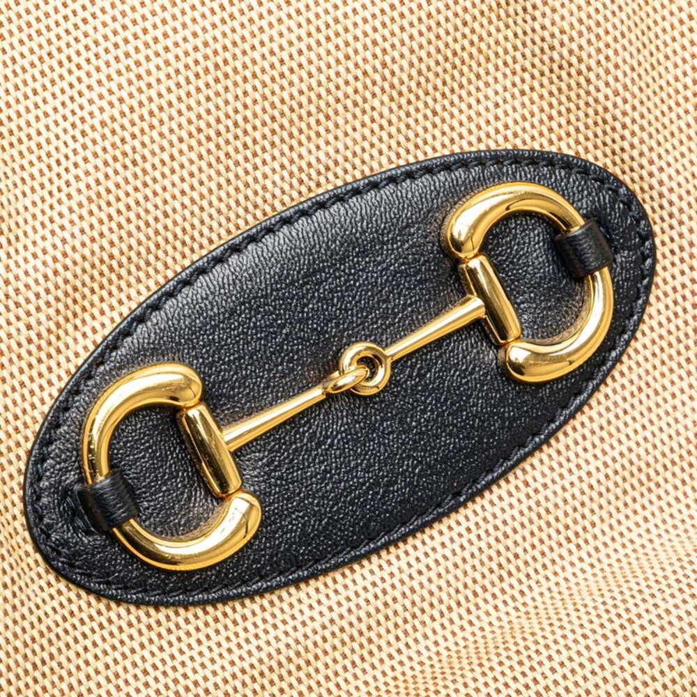 GUCCI Authentic Cream Leather Horsebit Shoulder Bag - Picture 4 of 10